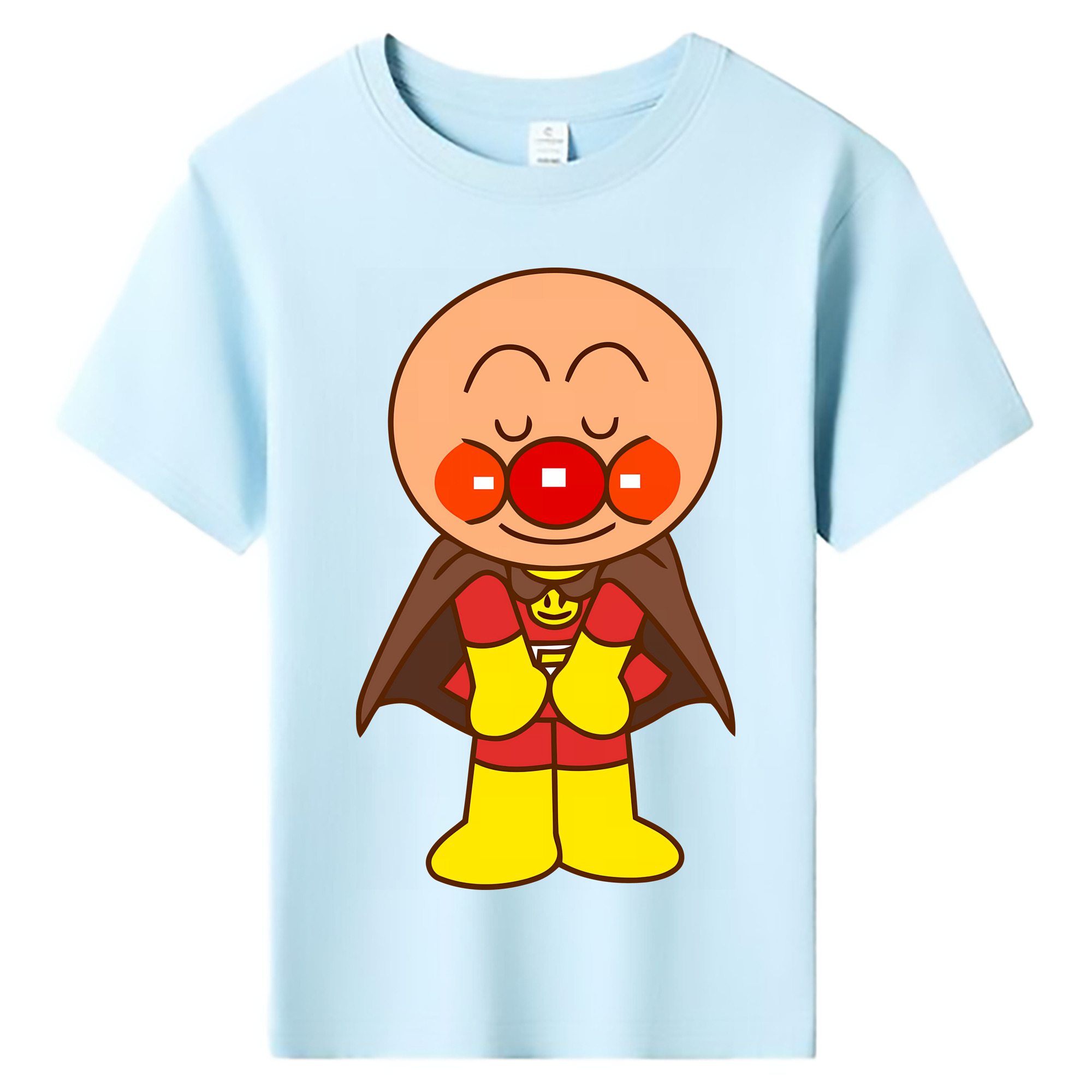 （画像用） アンパンマン Anpanman 綿100％キッズTシャツ（フロントプリント）
